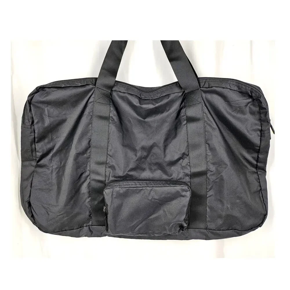 BLOOM COCO GO CARRYBAG – BLACK DUFFLE – CONVENIENT PACKABLE POUCH – MULTIPURPOSE